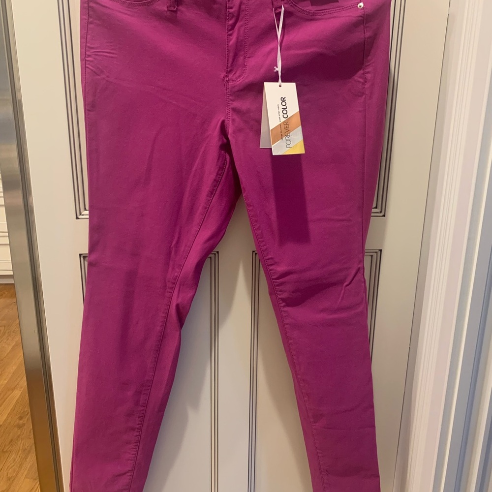 YMI Skinny Jeans in Bright Magenta